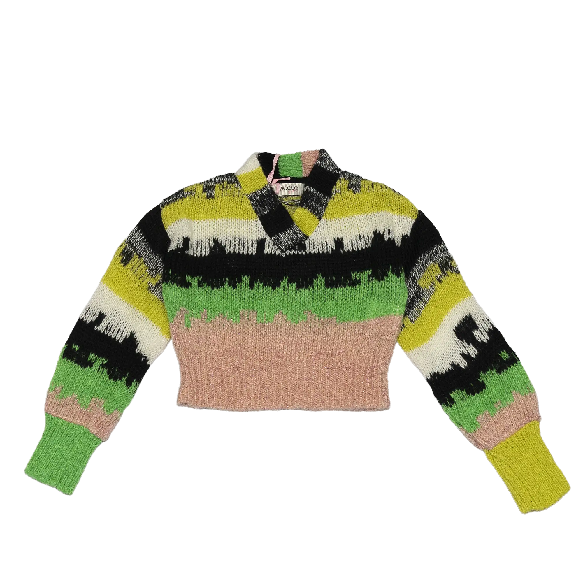 maglia con scollo a V