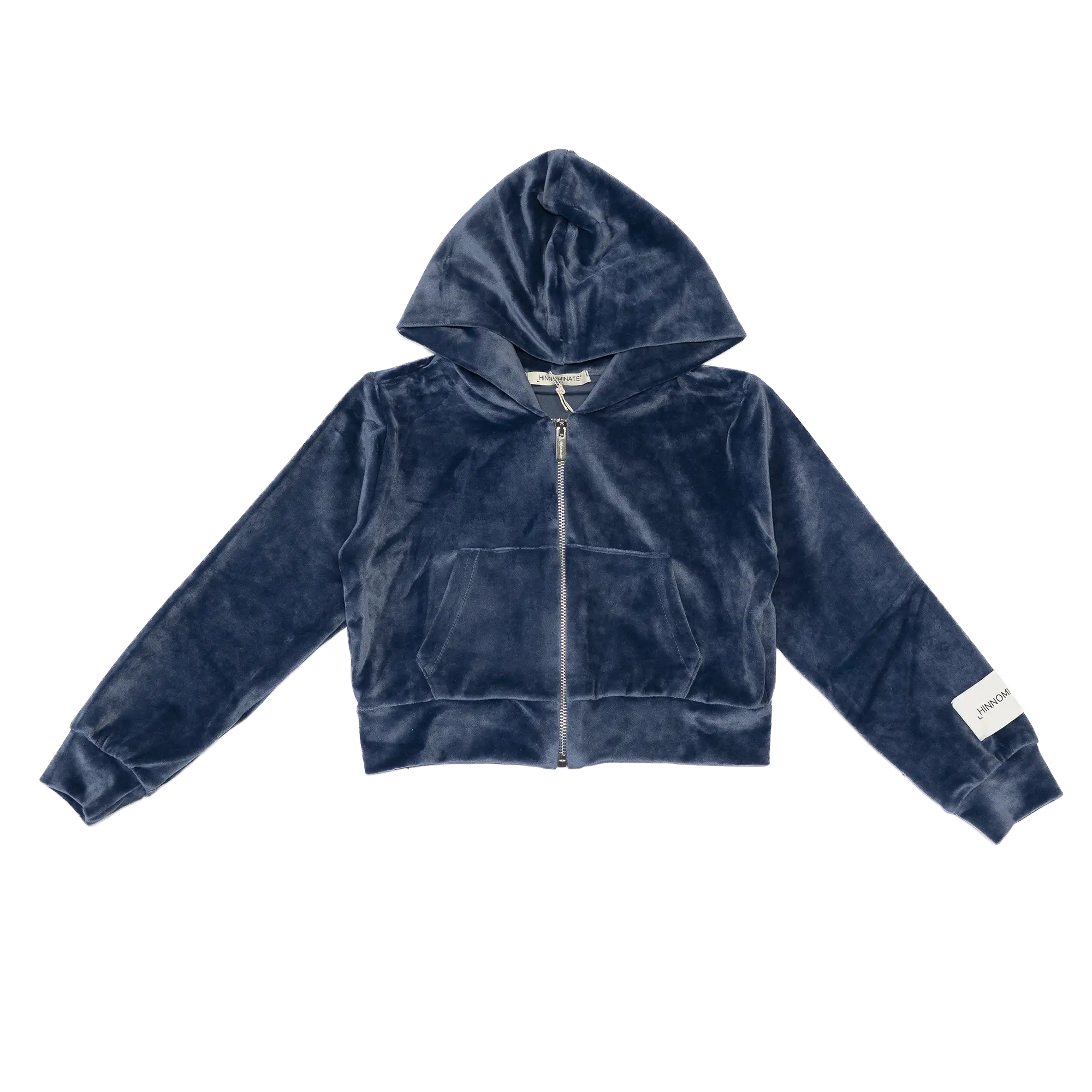 felpa con zip e cappuccio